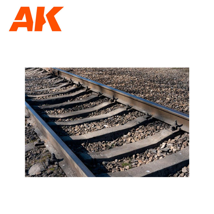 AK Interactive 1/72 Small Railroad Ballast