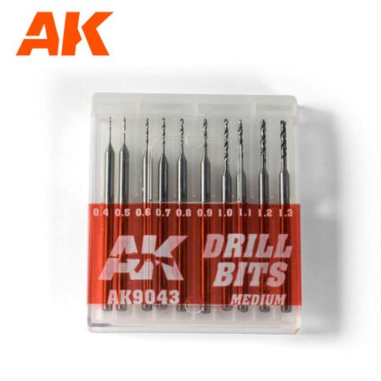 AK Interactive Drill Bits (0.4-1.3)