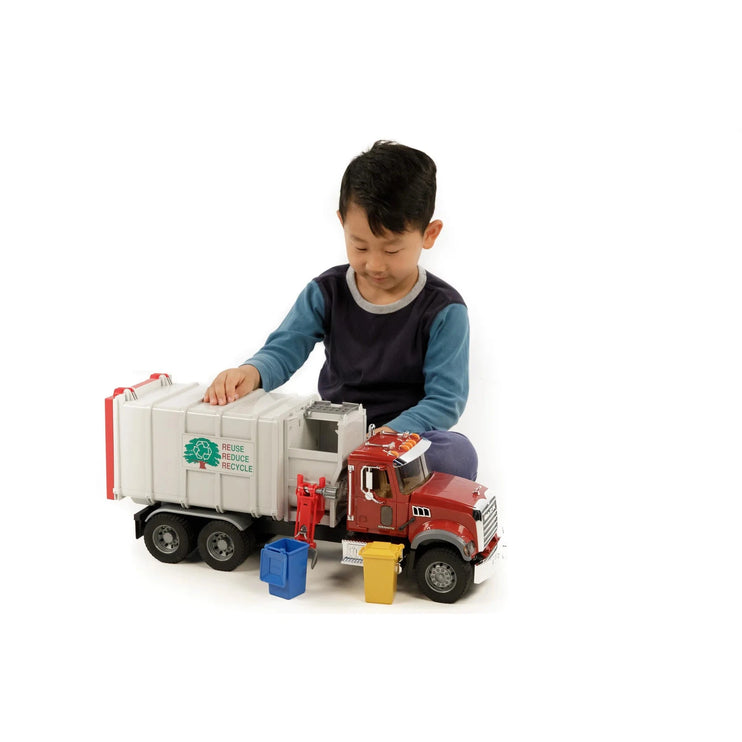 Bruder Toys MACK Granite Side loading garbage truck