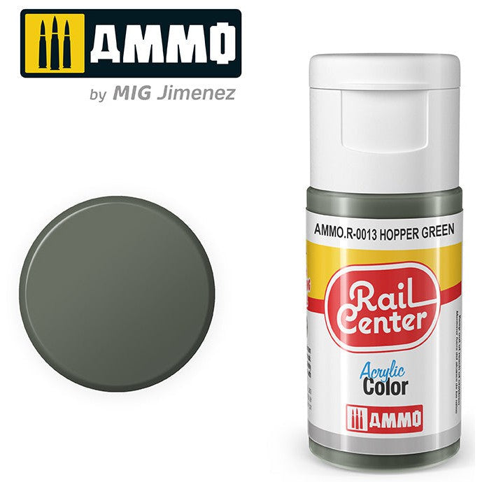 Ammo Mig Rail Center Hopper Green (15ml)