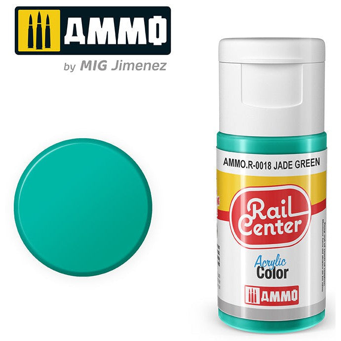 Ammo Mig Rail Center Jade Green (15ml)