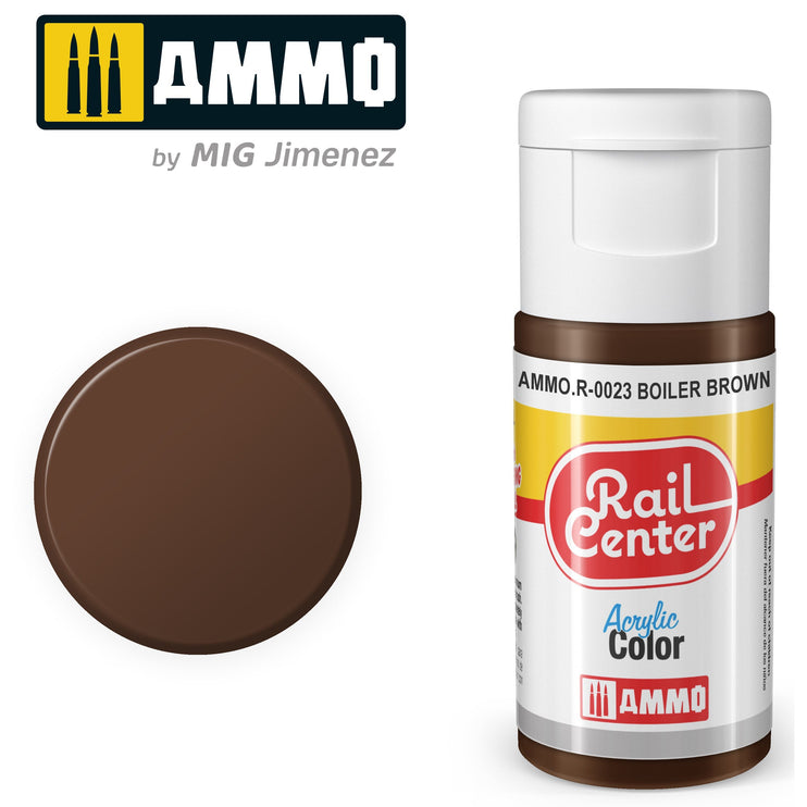 Ammo Mig Rail Center Boiler Brown (15ml)