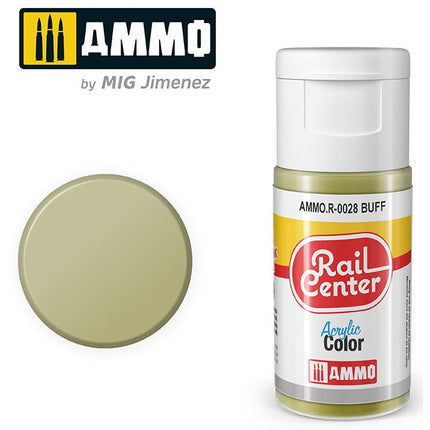 Ammo Mig Rail Center Buff (15ml)