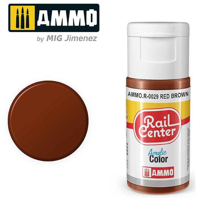 Ammo Mig Rail Center Red Brown (15ml)