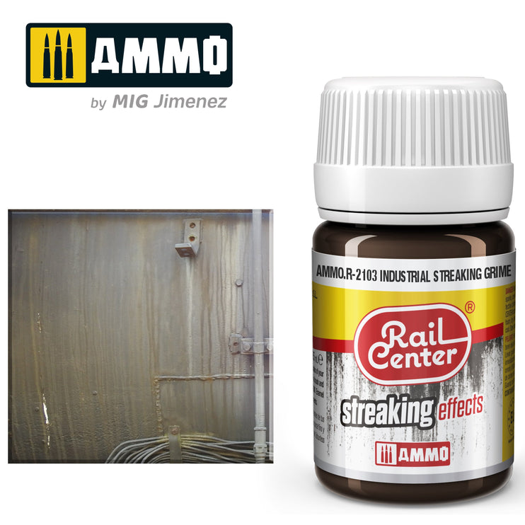 Ammo Mig Rail Center Industrial Streaking Dust