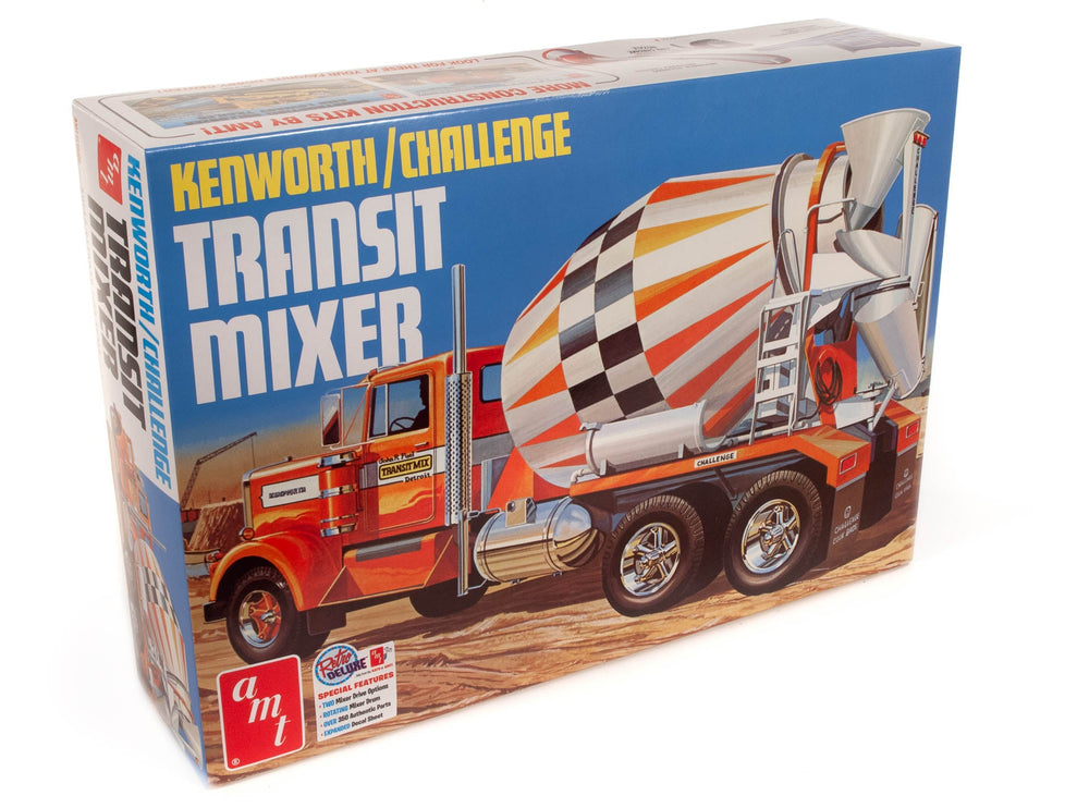 AMT Models 1/25 Kenworth / Challenge Transit Cement Mixer Truck