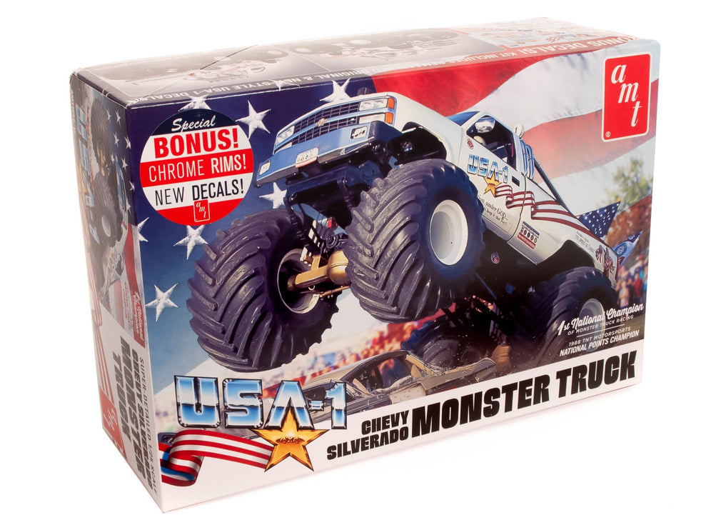 AMT Models 1/25 Chevy Silverado USA-1 Monster Truck