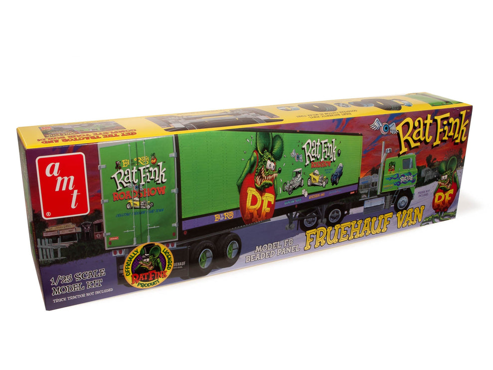 AMT Fruehauf Beaded Van Trailer Hauler - Rat Fink Skill 3