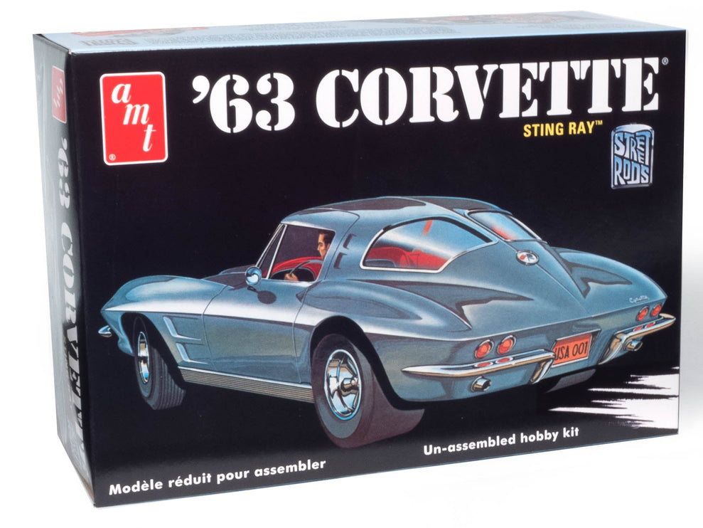 AMT Models 1/25 1963 Chevy Corvette Model Kit