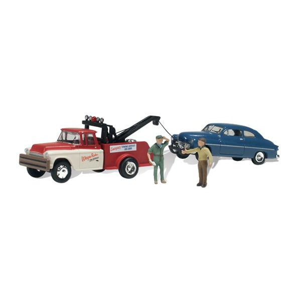 Woodland Scenics N Scale Recker's Tow Service AutoScenes