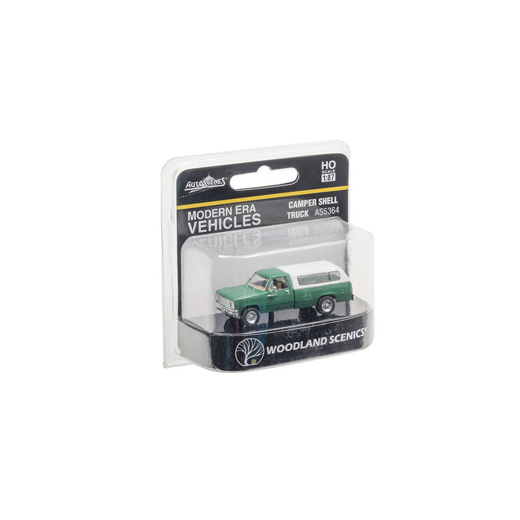 Woodland Scenics HO Scale Camper Shell Truck Modern Era Vehicles