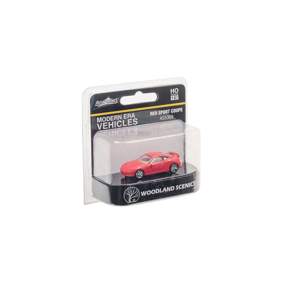 Woodland Scenics HO Scale Scale Red Sport Coupe Modern Era Vehicles