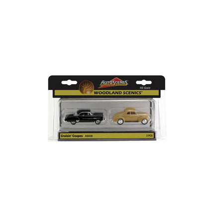 Woodland Scenics HO Scale Cruisin' Coupes AutoScenes