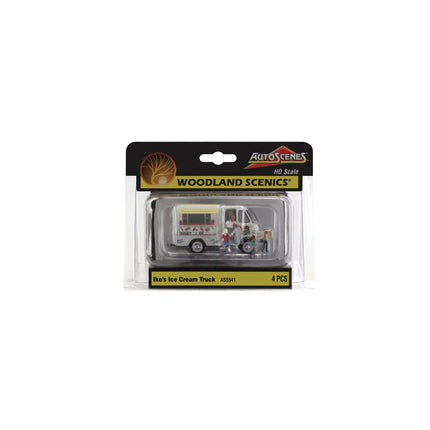 Woodland Scenics HO Scale Ike's Ice Cream Truck AutoScenes