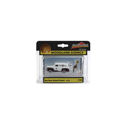 Woodland Scenics HO Scale DogGone Animal Control AutoScenes