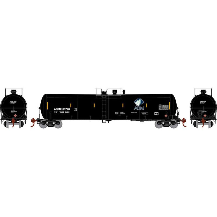 Athearn HO Scale ADMX #30720 30,000-Gallon Ethanol Tank Car