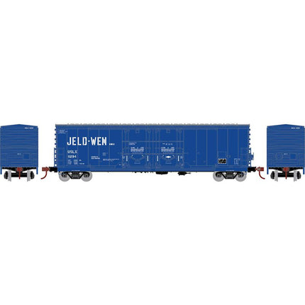 Athearn HO Scale RTR 50' Evans DD Plug Box, USLX Jeld-Wen #11294