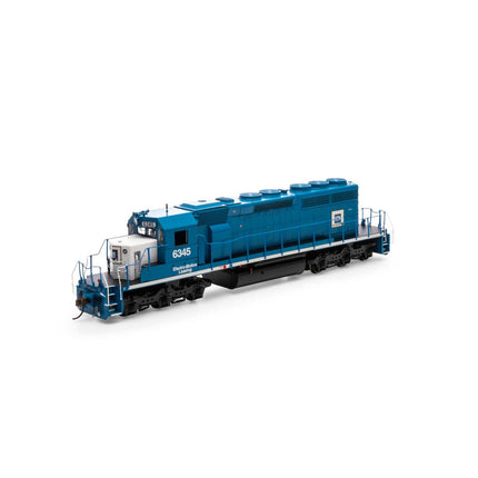 Athearn HO Scale RTR SD40-2 w/DCC & T2 Sound EMDX #6345