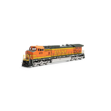 Athearn HO Scale BNSF #672 Dash 9-44CW Sound-Ready