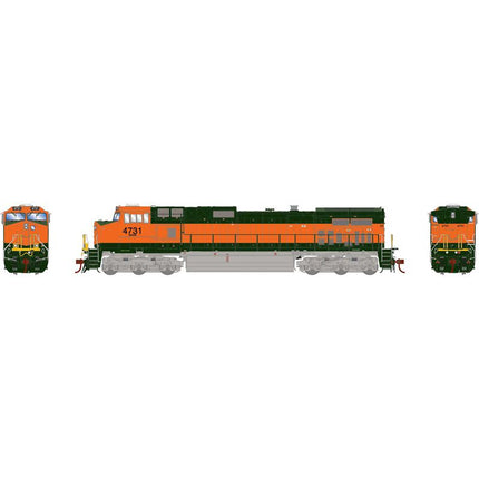 Athearn Genesis HO Scale BNSF #4731 Dash 9-44CW