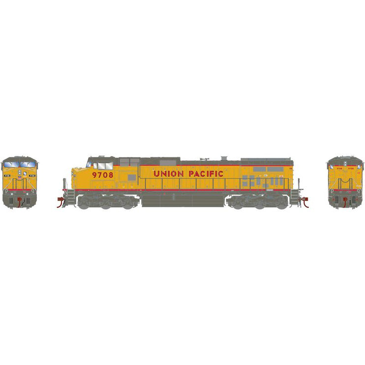 Athearn Genesis HO Scale Union Pacific UP #9708 Dash 9-44CW