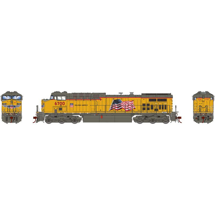 Athearn Genesis HO Scale Union Pacific AC4400CW UP/Flag #6700