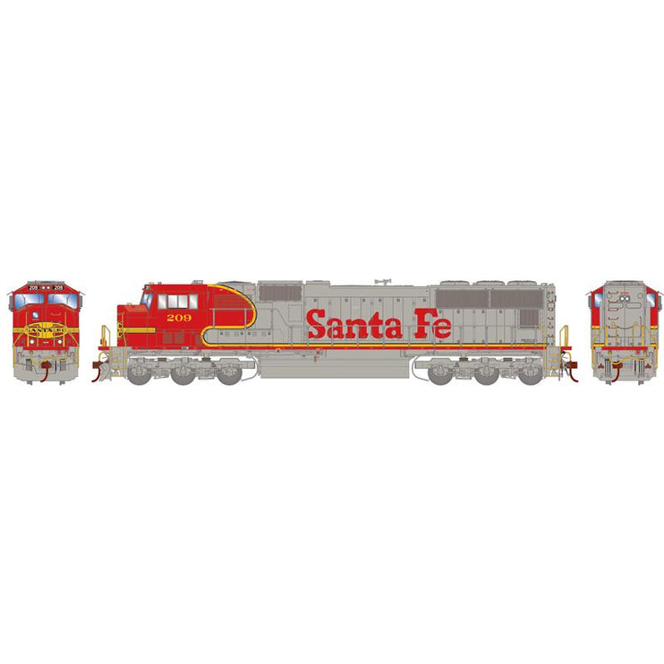 Athearn Genesis HO Santa Fe ATSF #209 SD75M DC