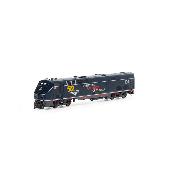 Athearn Genesis HO Scale AMD103/P42 Amtrak 50th Anniversary Blue #100