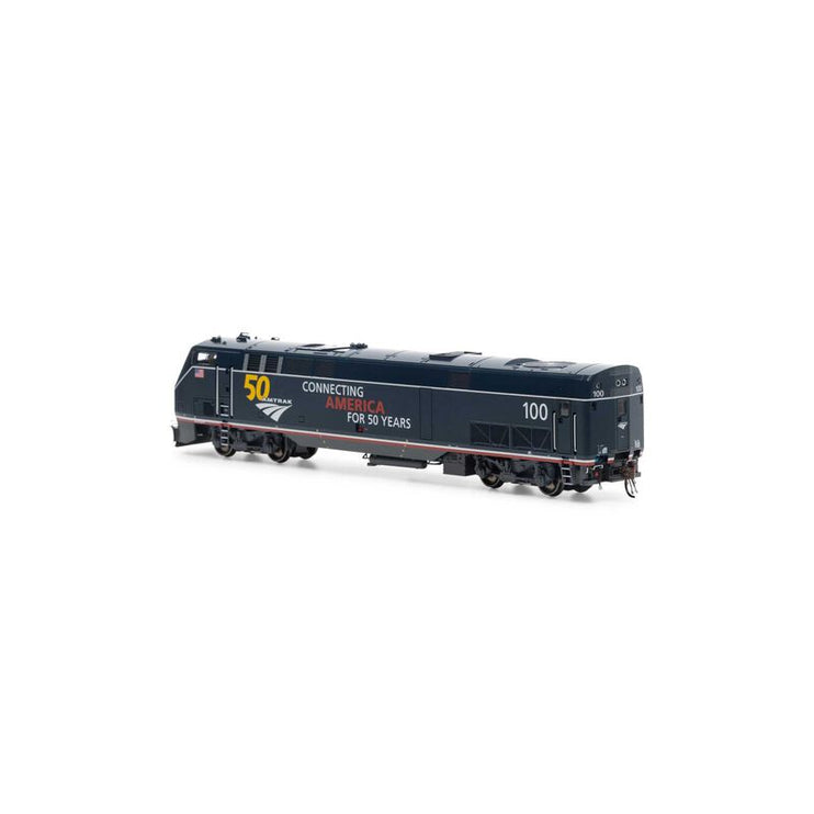 Athearn Genesis HO Scale AMD103/P42 Amtrak 50th Anniversary Blue #100