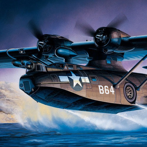 Academy PBY5A Black Cat Aircraft Model Parts Warehouse