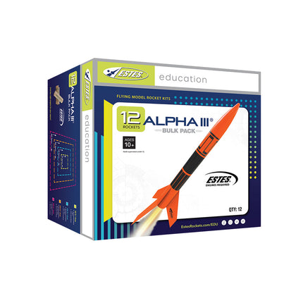 Estes Alpha III Bulk Pack/12pc  E2X