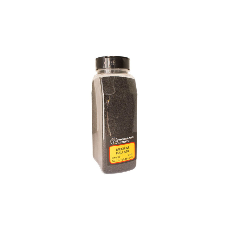 Woodland Scenics Cinders Medium Ballast Shaker