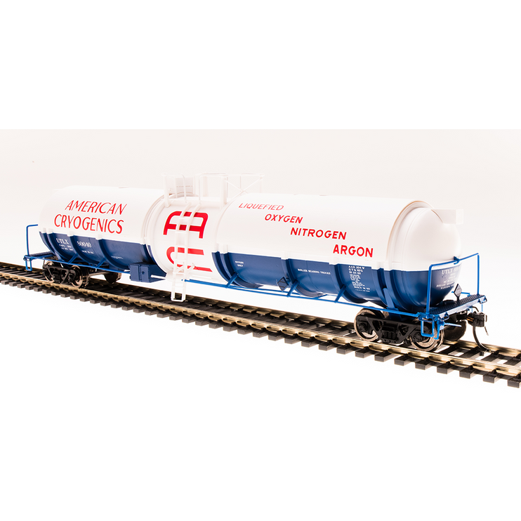 Broadway Limited HO Cryogenic Tank Car American Cryogenics 2pk