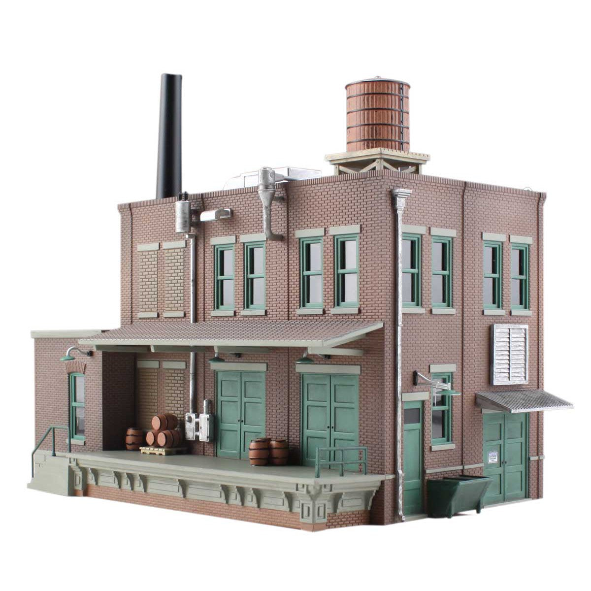 Woodland Scenics N Scale Clyde & Dale's Barrel Factory Built and Ready