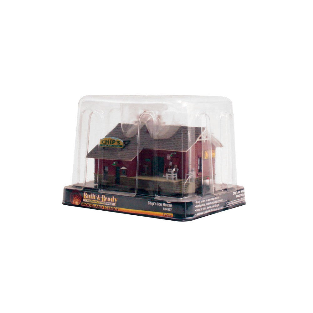 Woodland Scenics N Scale Chip's Ice House Built and Ready