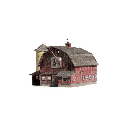 Woodland Scenics N Scale Old Weathered Barn Built and Ready