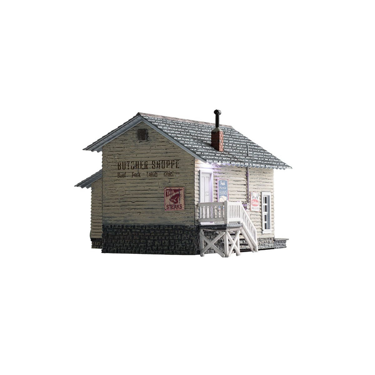 Woodland Scenics N Scale Carver’s Butcher Shoppe Built and Ready