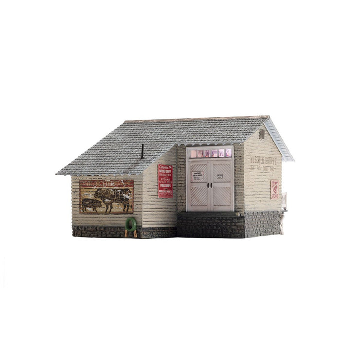 Woodland Scenics N Scale Carver’s Butcher Shoppe Built and Ready