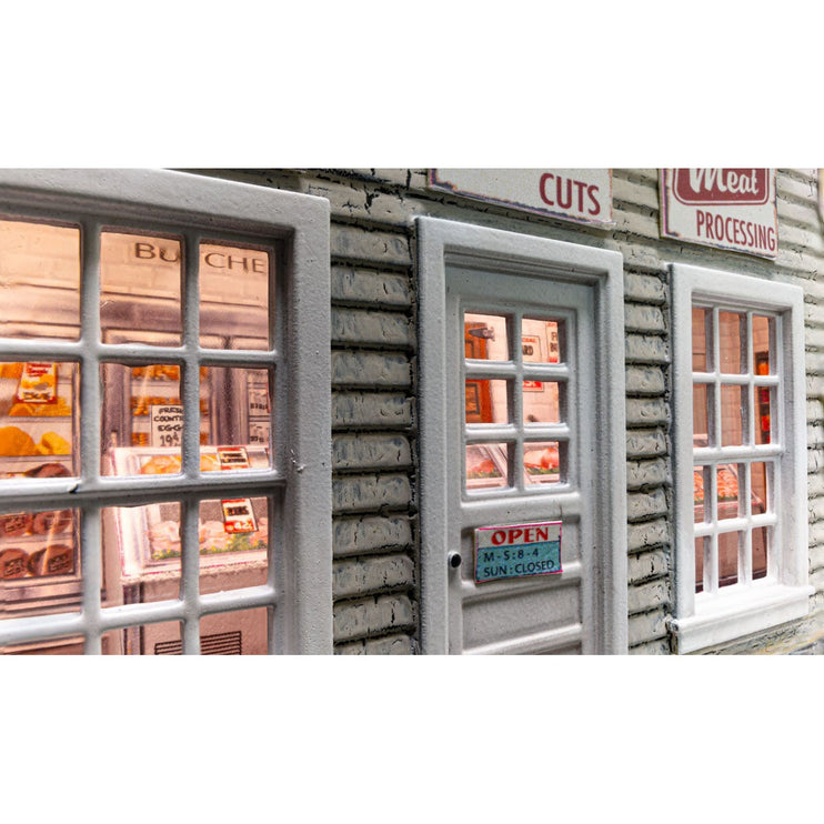 Woodland Scenics N Scale Carver’s Butcher Shoppe Built and Ready