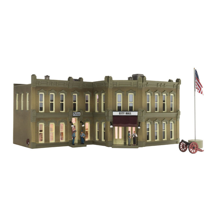 Woodland Scenics HO Scale  Municipal Building Built and Ready