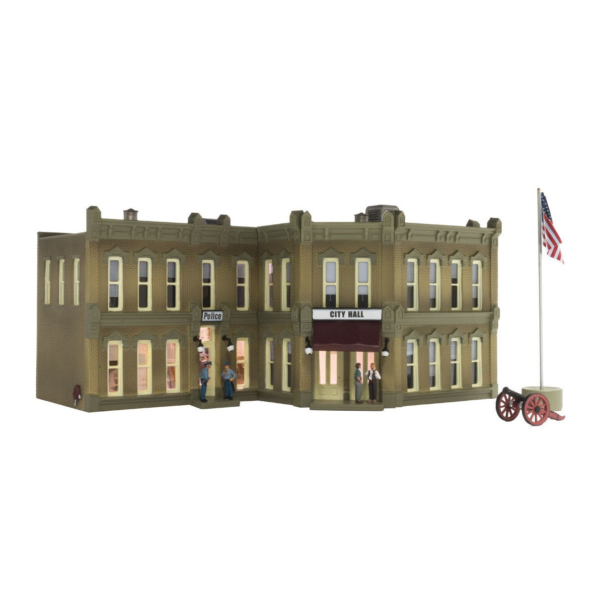 Woodland Scenics HO Scale  Municipal Building Built and Ready