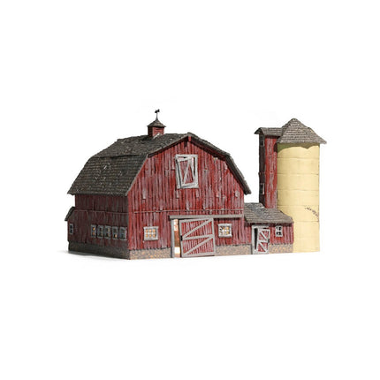 Woodland Scenics HO Scale  Old Weathered Barn Built and Ready