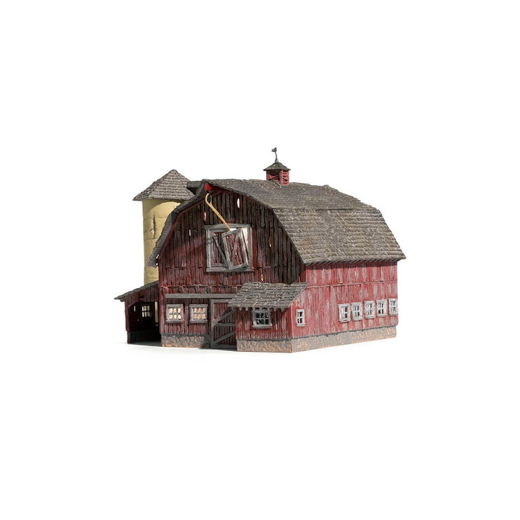 Woodland Scenics HO Scale  Old Weathered Barn Built and Ready