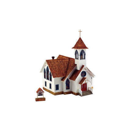 Woodland Scenics HO Scale  Community Church Built and Ready