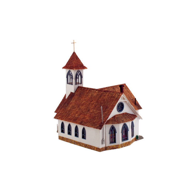 Woodland Scenics HO Scale  Community Church Built and Ready