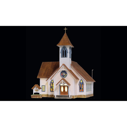 Woodland Scenics HO Scale  Community Church Built and Ready