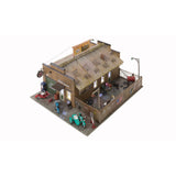 Woodland Scenics HO Scale  Deuce's Cycle Shop Built and Ready