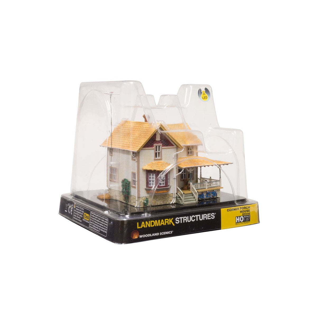 Woodland Scenics HO Scale  Corner Porch House Built and Ready