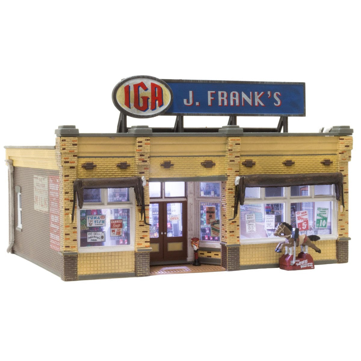 Woodland Scenics HO B/U J. Frank’s Grocery Model Parts Warehouse