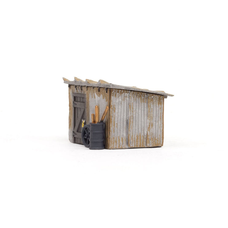 Woodland Scenics HO Scale Tin Shack Built and Ready